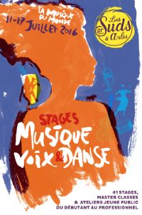 Stages et master classes des SUDS, à ARLES 2016. Du 11 au 16 juillet 2016 à Arles. Bouches-du-Rhone. 
